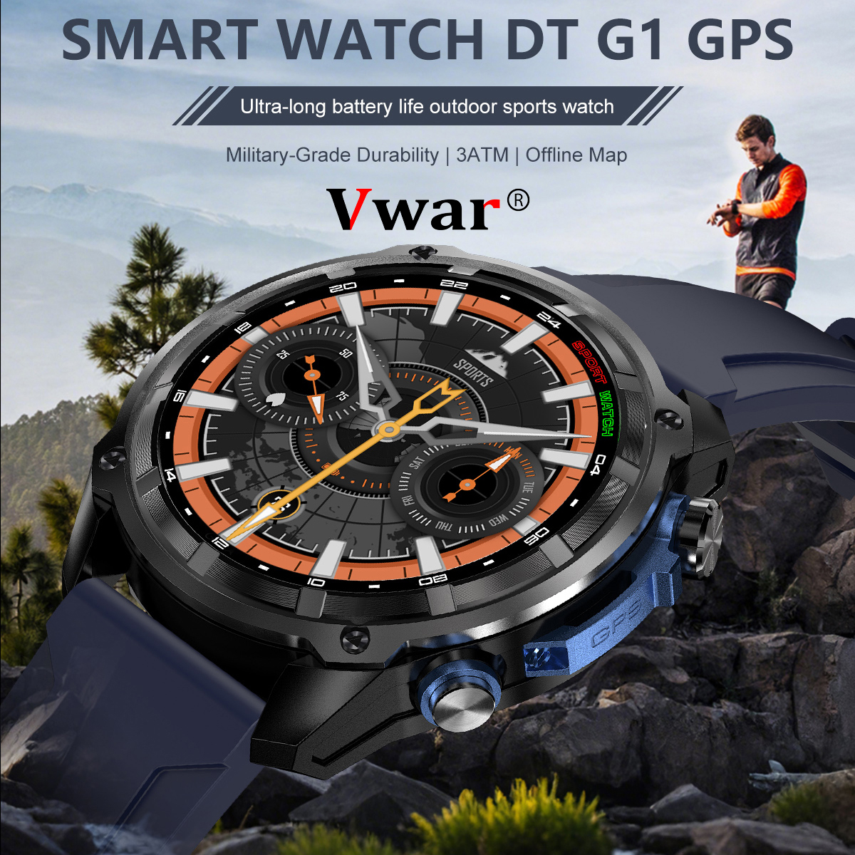 2025 New GPS SmartWatch Offlin - Watch Vs Smartwatch ulasan dan harga