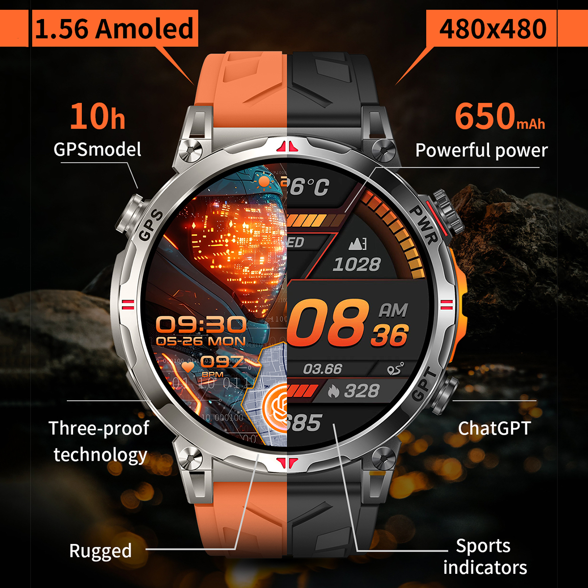 2025 New VWAR Air5 Ultra GPS S - Watch Vs Smartwatch ulasan dan harga
