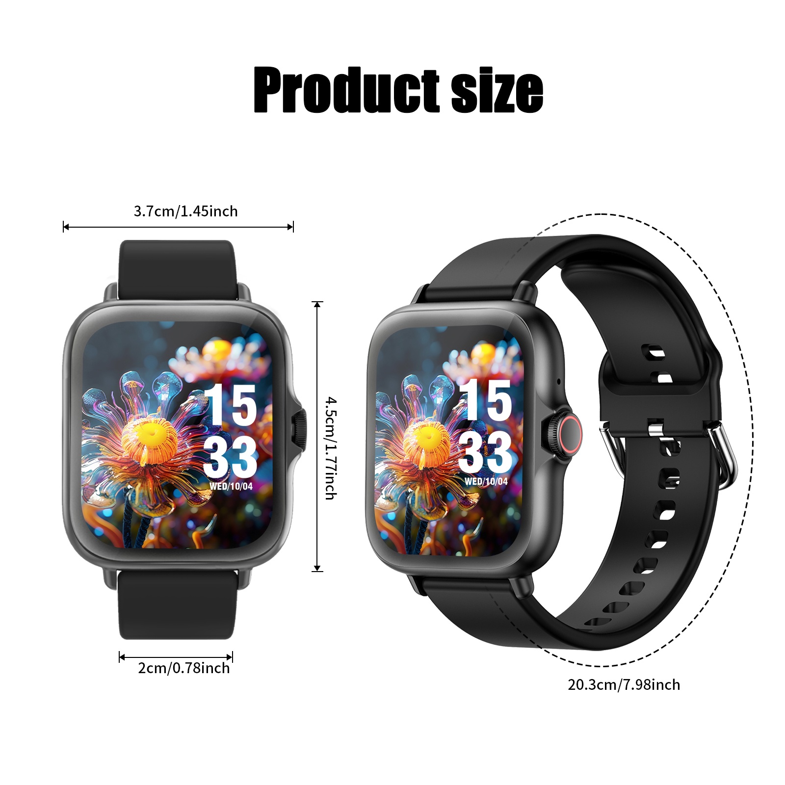 Smart Watch, Wireless Call/Dia - Smartwatch Iphone Watch For Men ulasan dan harga
