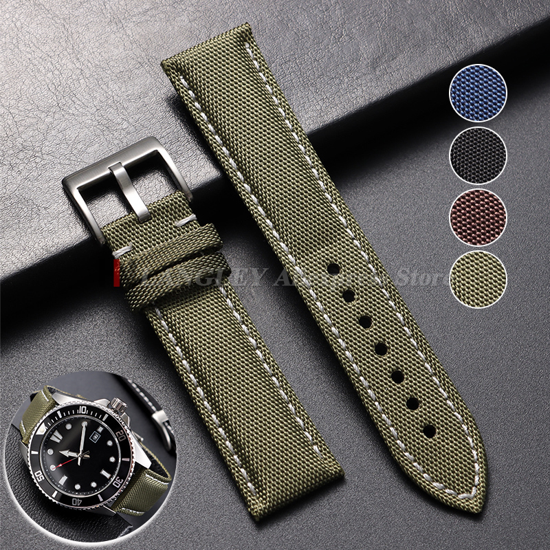 Genuine Sailcloth Nylon WatchB - Omega Watches Smartwatch ulasan dan harga