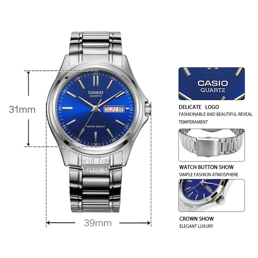 Casio watch men simple Week Ca - Smartwatch Casio Watches For Men ulasan dan harga
