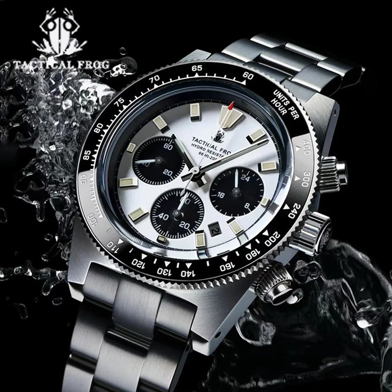 Tactical Frog 41mm Men's Chron - Solar Powered Watch ulasan dan harga