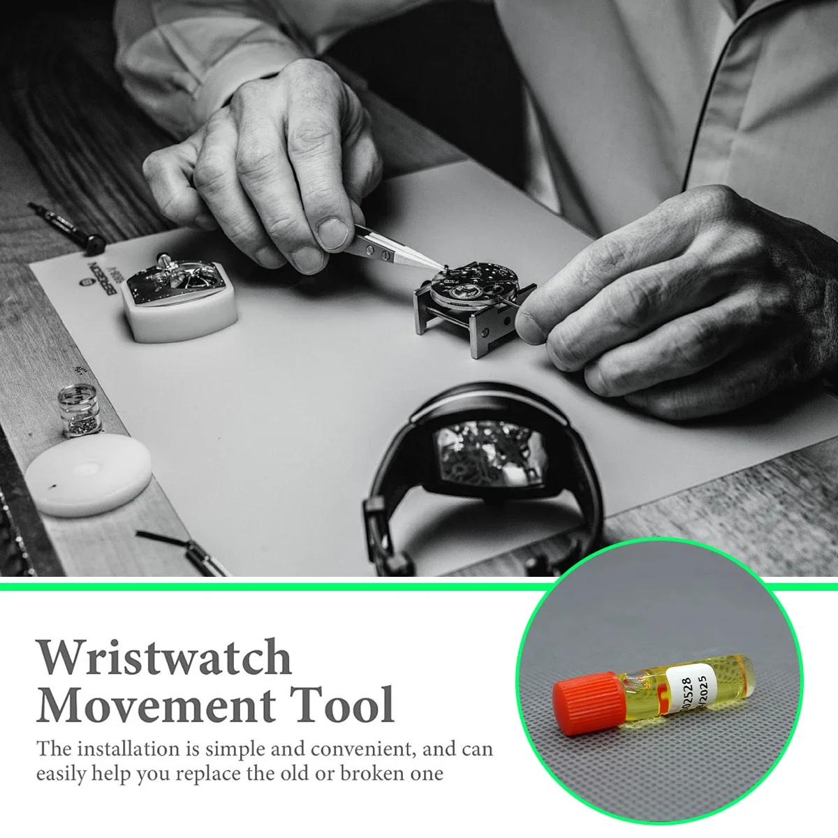 1Pc For 8000/4 Watch Oil Speci - Watch Lubricant Oil ulasan dan harga