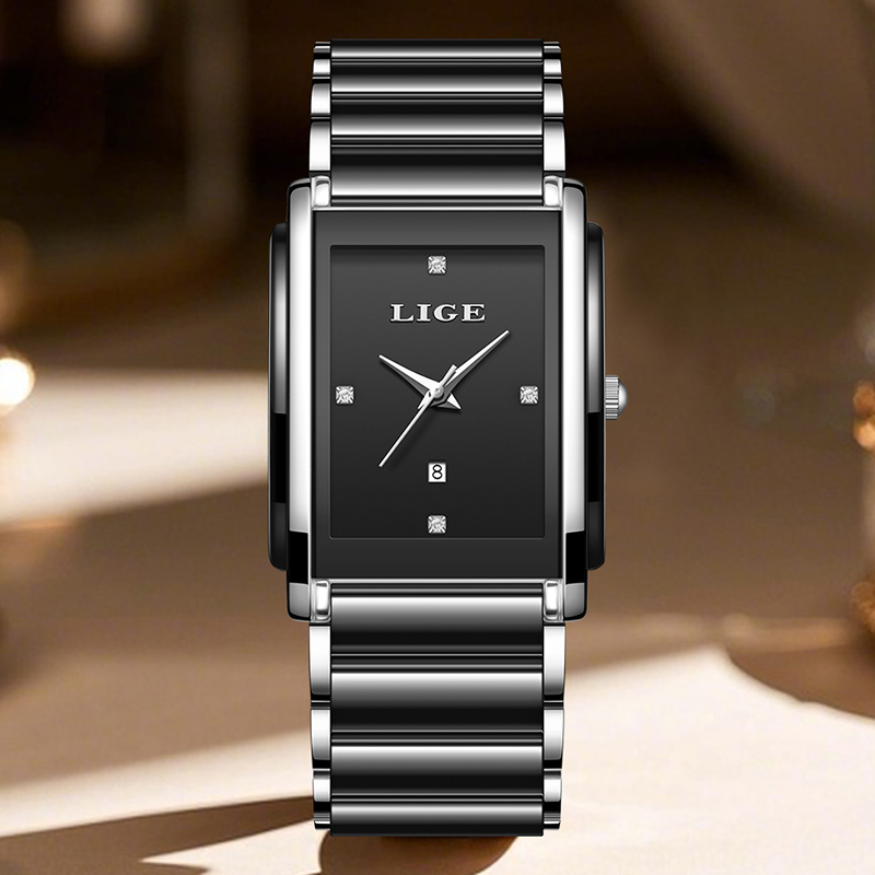LIGE New Luxury Women Watches  - Luxury Ceramic Watch ulasan dan harga