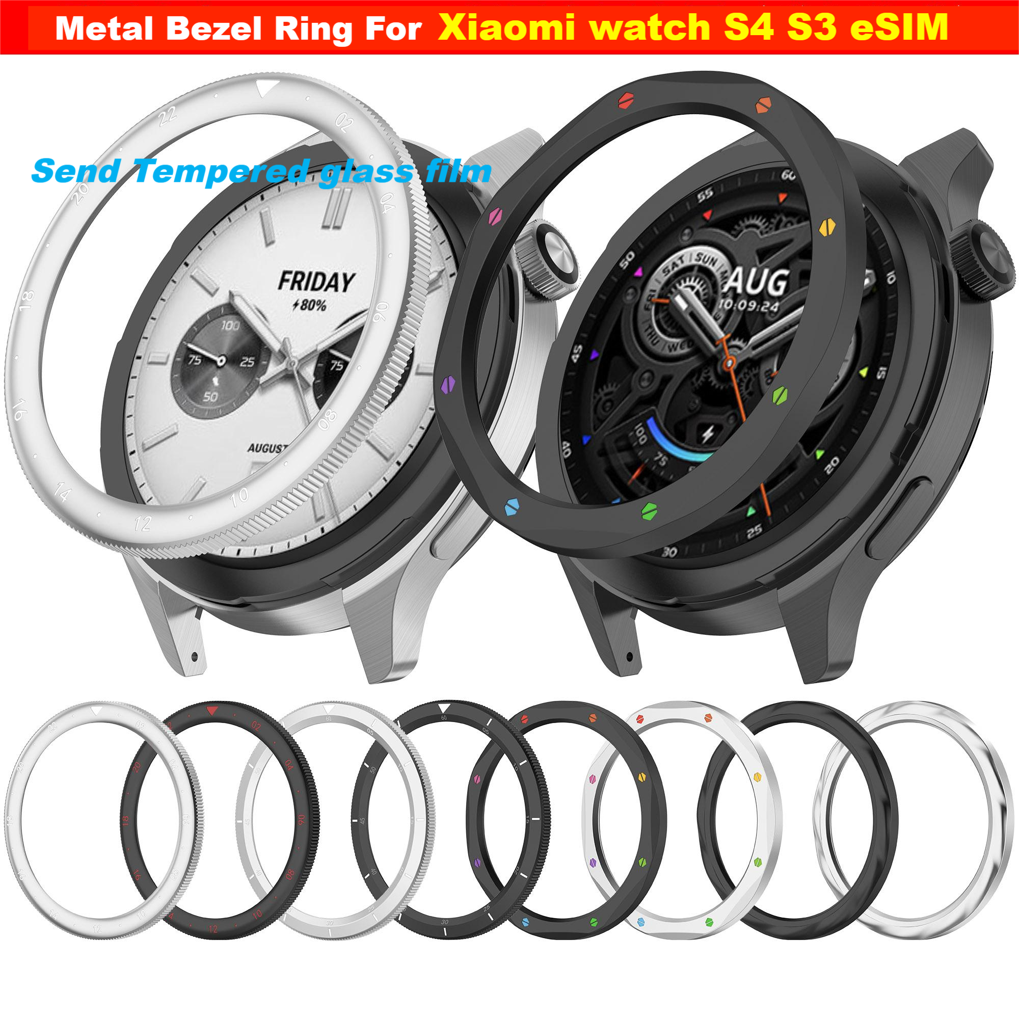 Metal Bezel Ring For Xiaomi Wa - Watch Esim ulasan dan harga