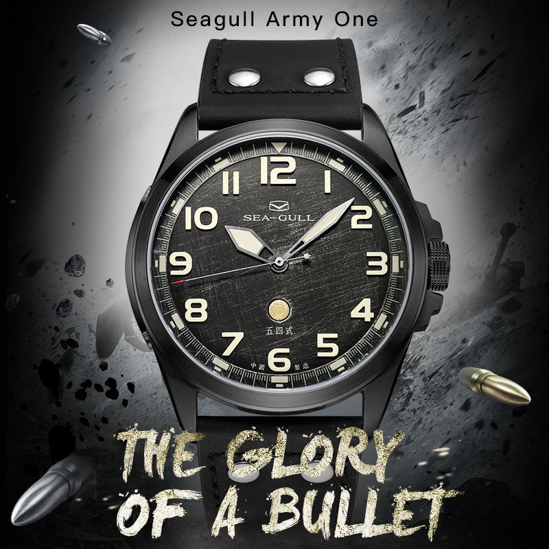 Seagull 43mm Pilot Watch Vinta - Diesel Watches Smartwatch ulasan dan harga