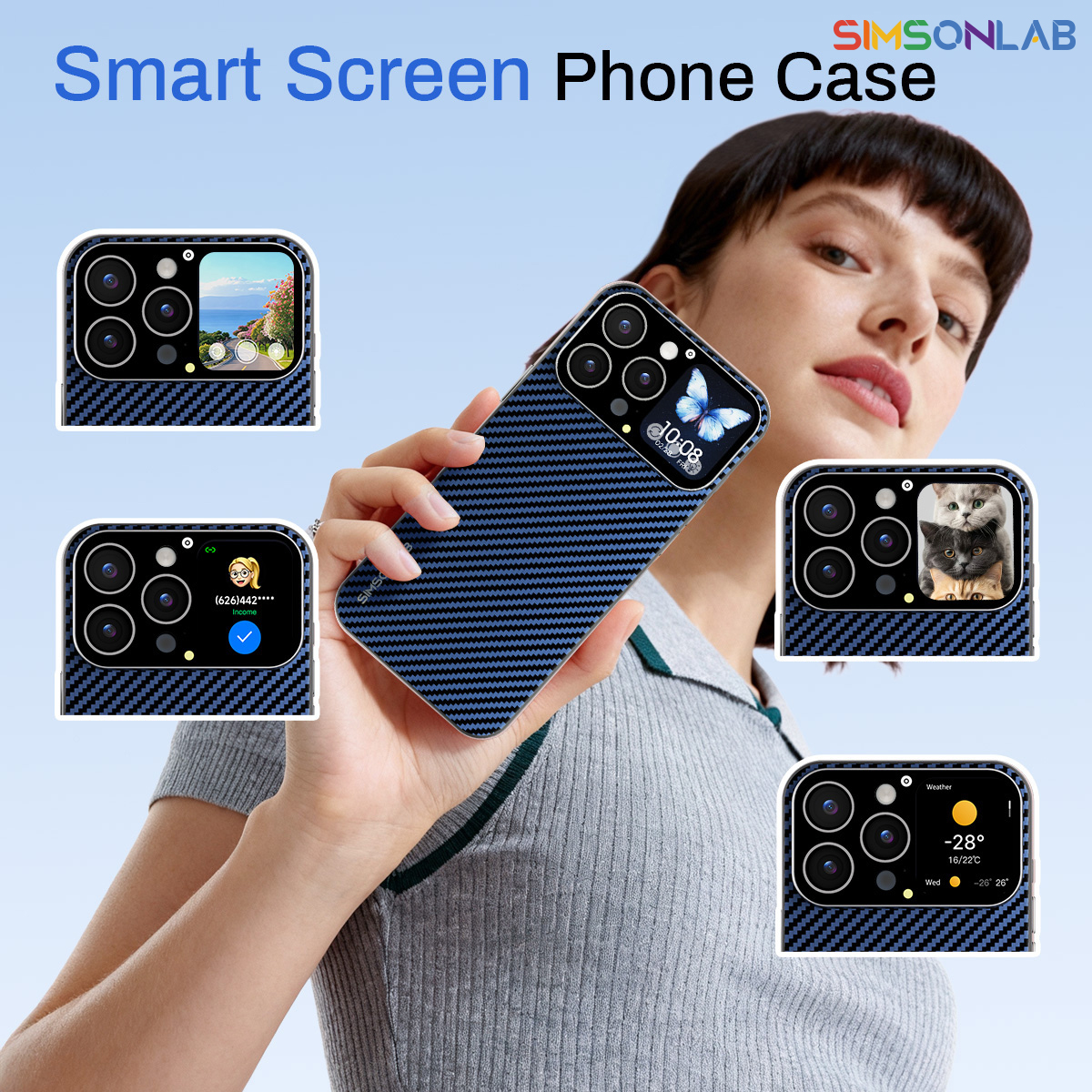New Phone Case With Touch Scre - Smartwatch Iphone Watch For Men ulasan dan harga
