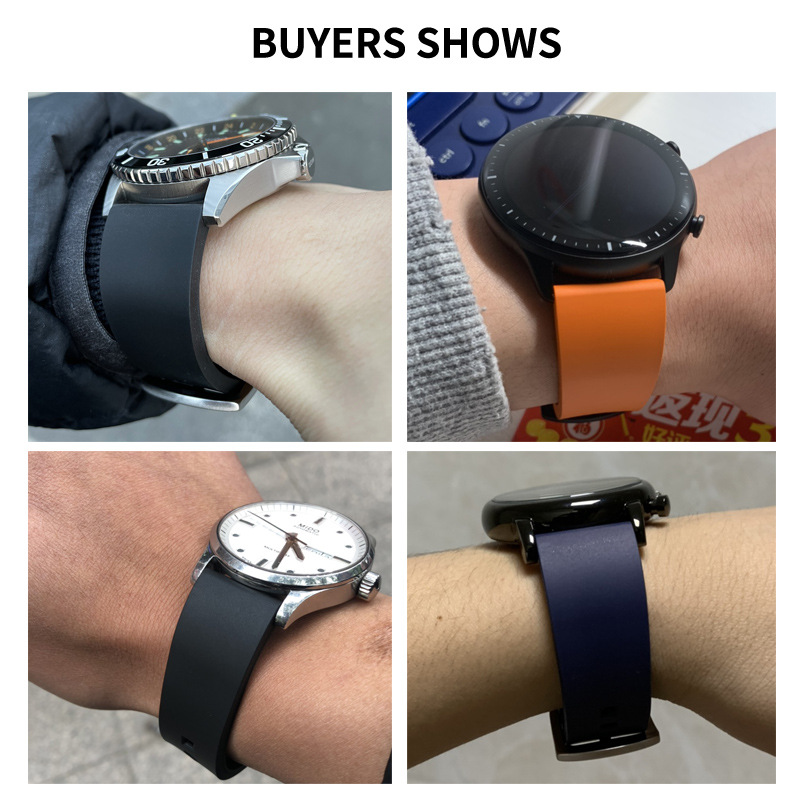 19/20/21/22/24mm Rubber Watch  - Tissot Watches Smartwatch ulasan dan harga