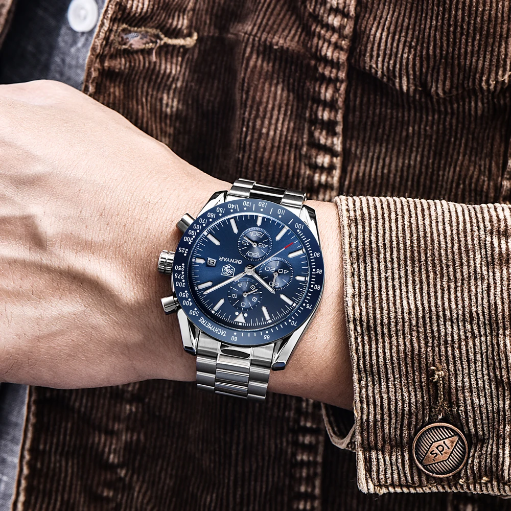 Men Watch BENYAR Top Brand Lux - Smartwatch Branded Watches For Men ulasan dan harga
