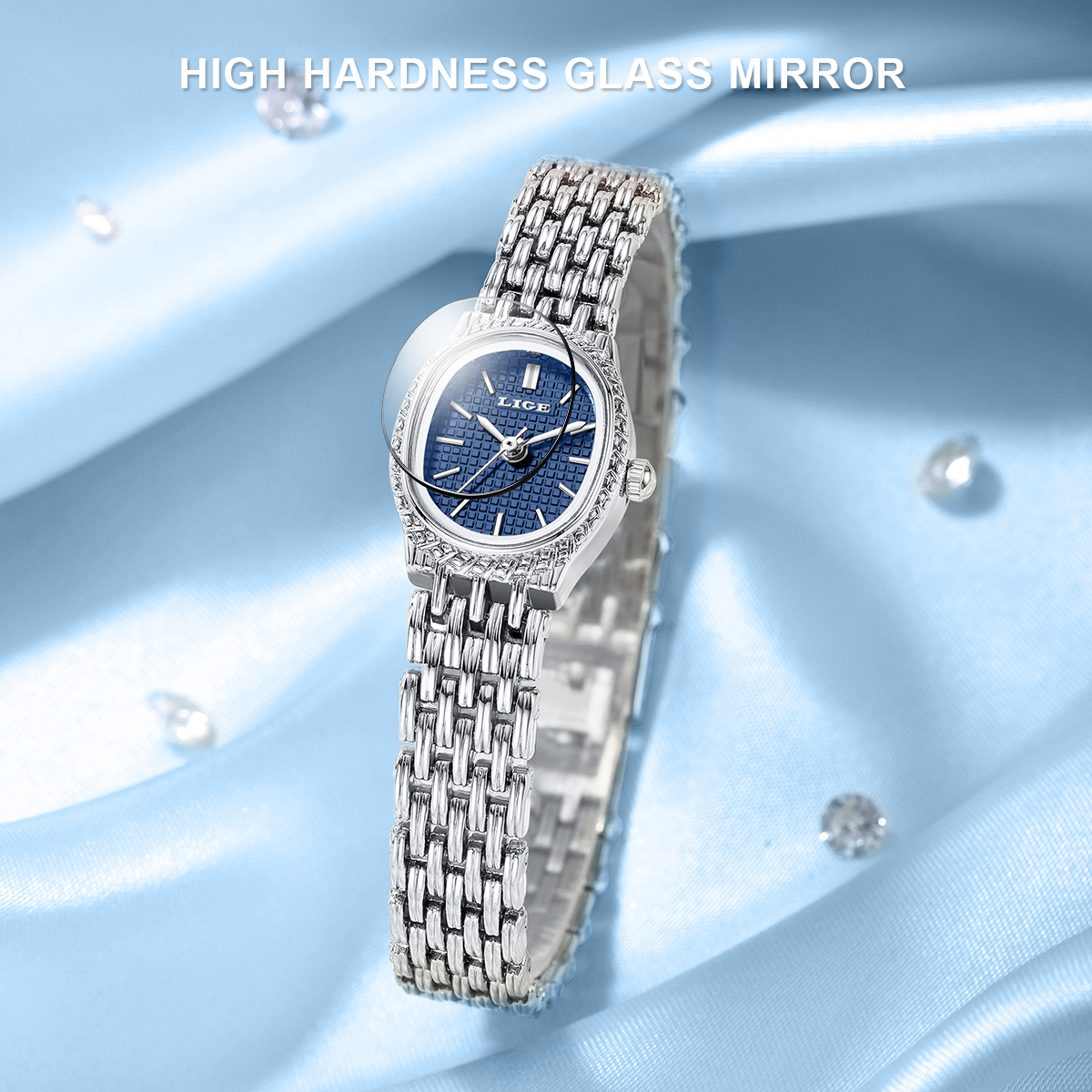 LIGE Fashion Luxury Quartz Wom - Ladies Fashion Watch ulasan dan harga