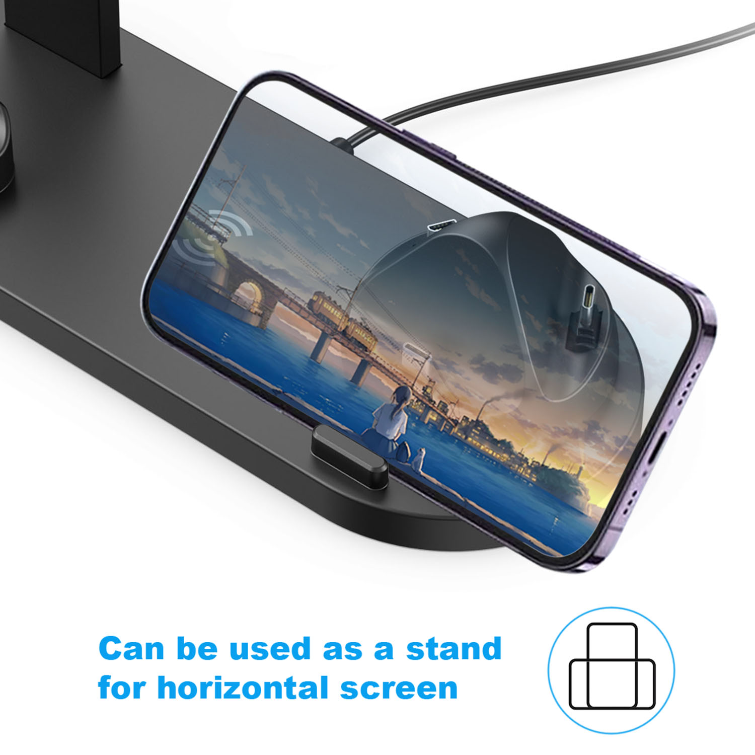 7 in 1 Wireless Chargers Stand - Watch 7 Smartwatch Iphone ulasan dan harga