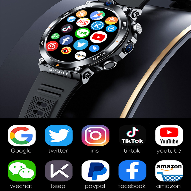 New Google Play 1.39-inch 4G N - Smartwatch Watches For Women With Gps ulasan dan harga
