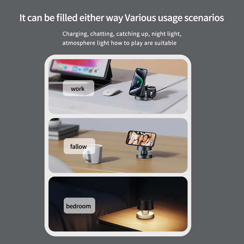 3 in 1 Wireless Charger For iP - Watch 7 Smartwatch Iphone ulasan dan harga