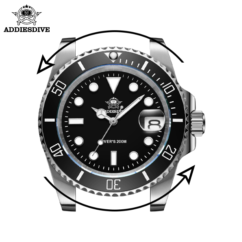 ADDIESDIVE Men's Classic Watch - Luxury Ceramic Watch ulasan dan harga