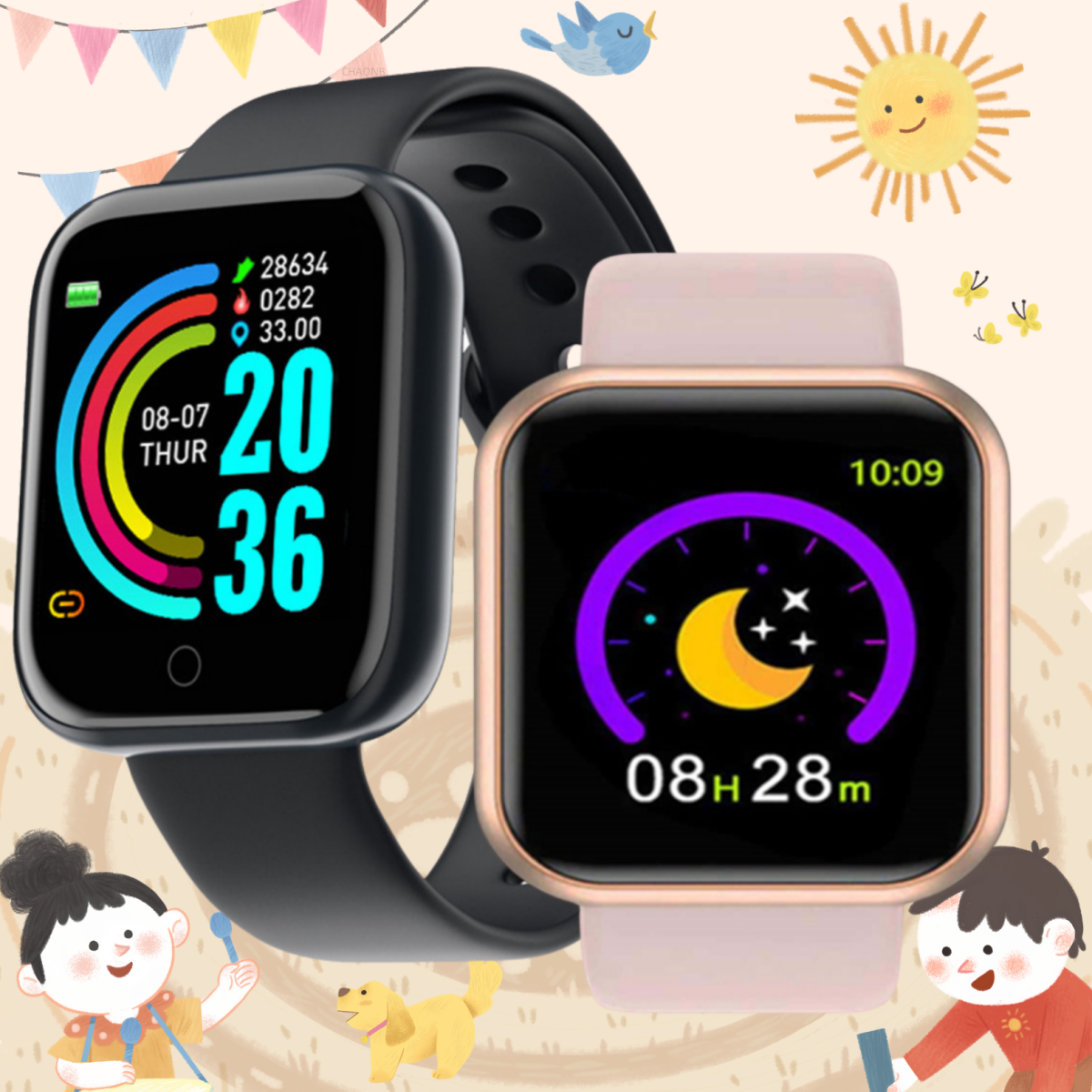 2025 New Digital Watches Smart - Watch Smart Y68 ulasan dan harga