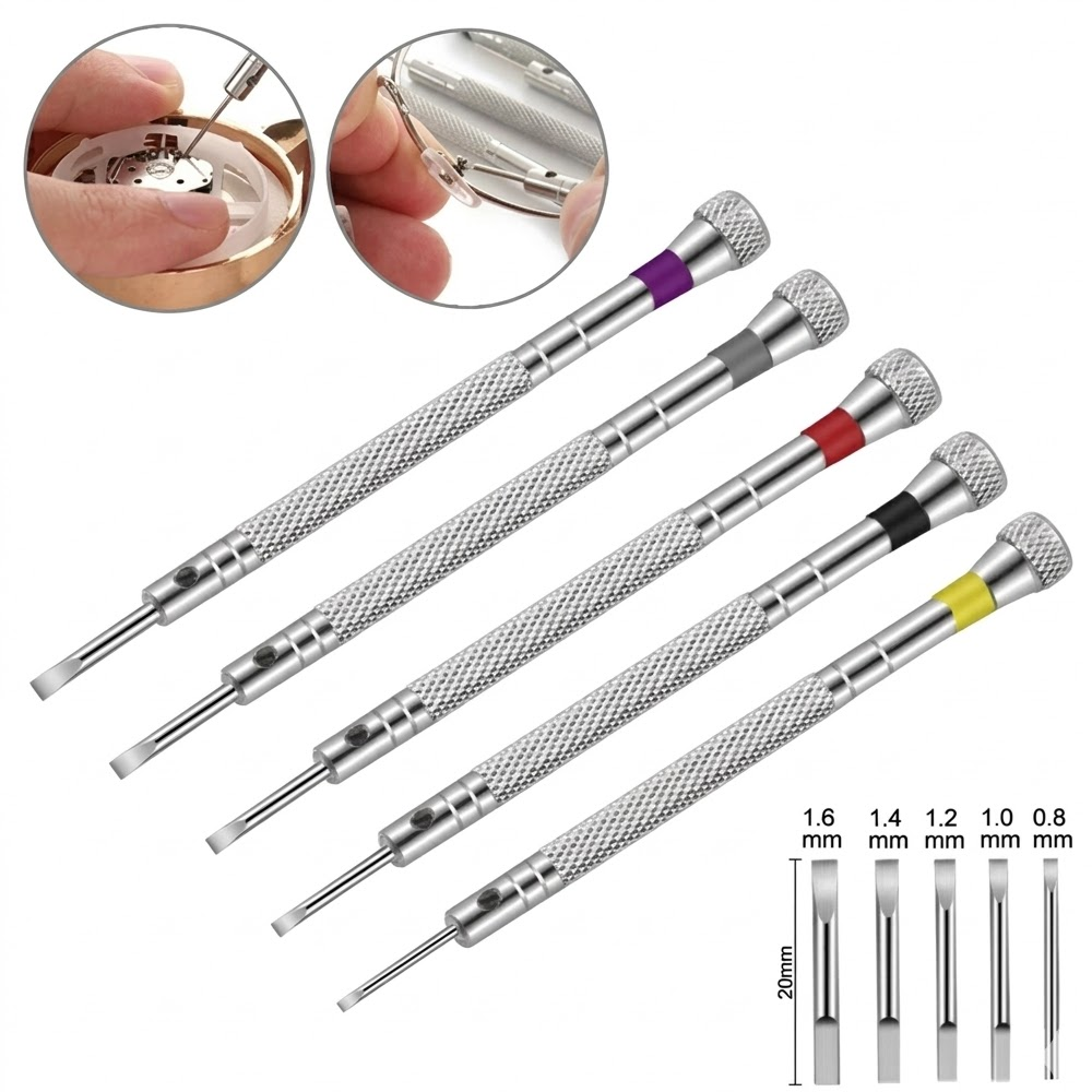 5Pcs Watch Repair Tool Kit & P - Watch Lubricant Oil ulasan dan harga
