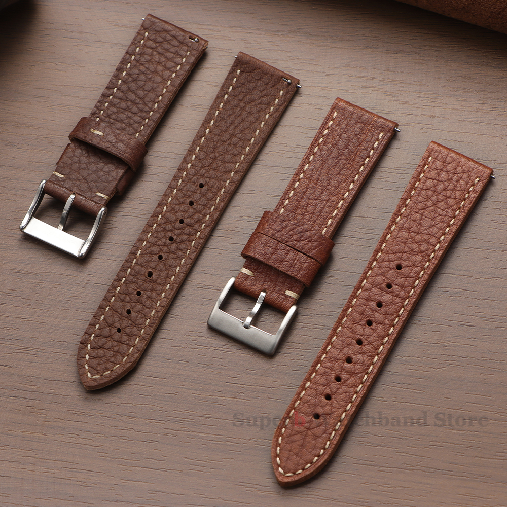 Cowhide Watch Band 20mm 22mm 2 - Omega Watches Smartwatch ulasan dan harga