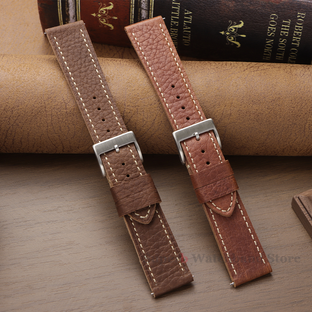 Cowhide Watch Band 20mm 22mm 2 - Omega Watches Smartwatch ulasan dan harga