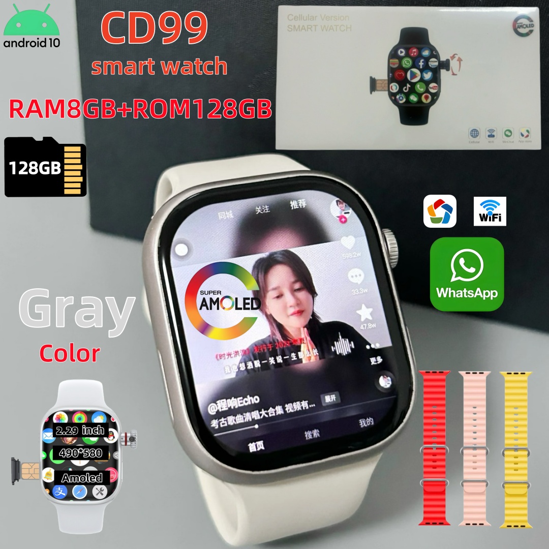 CD99 Smart Watch 8GB RAM AMOLE - Smartwatch Watches For Women With Gps ulasan dan harga