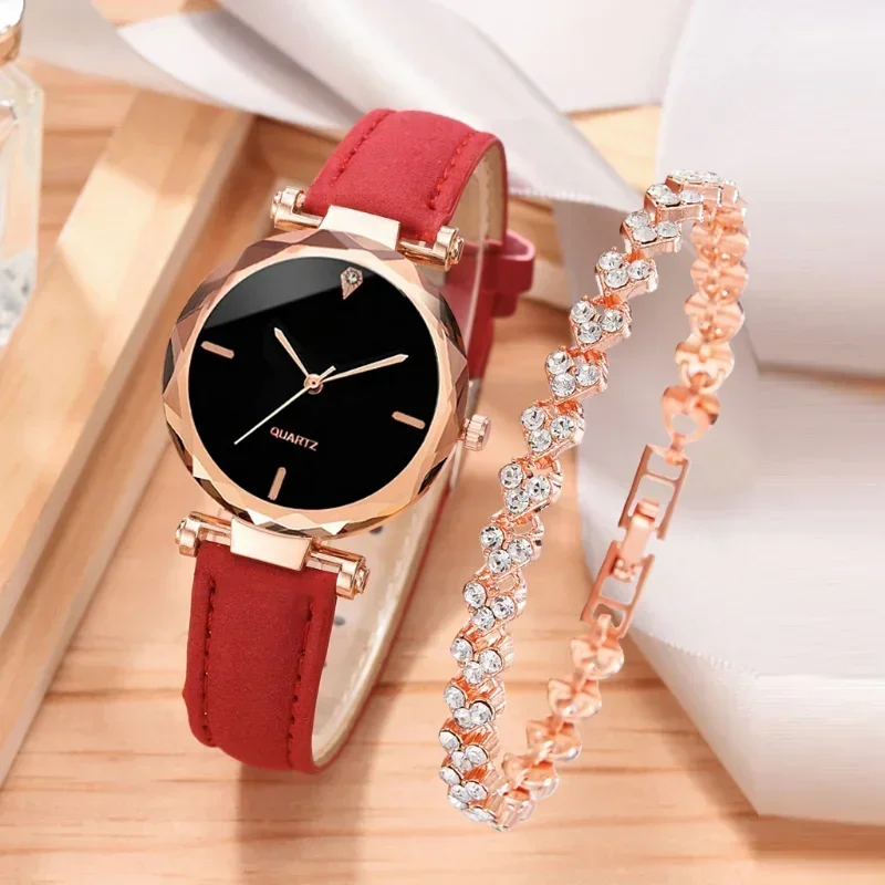 2PCS Set Luxury Watch Women Br - Ladies Fashion Watch ulasan dan harga