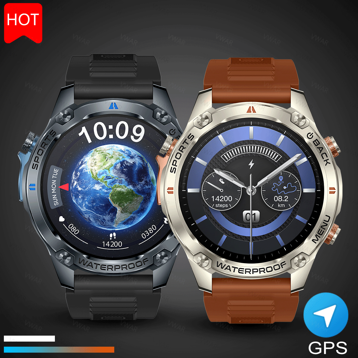 NEW 2025 VWAR GPS Smartwatch 1 - Watch Vs Smartwatch ulasan dan harga