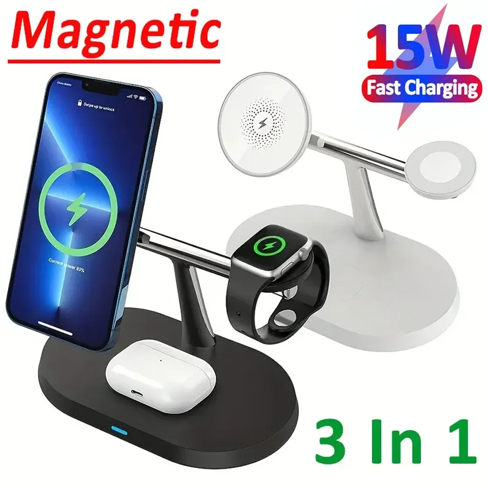 Magnetic Wireless Charger Stan - Watch 7 Smartwatch Iphone ulasan dan harga