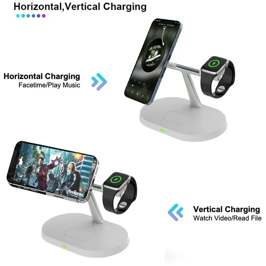 Magnetic Wireless Charger Stan - Watch 7 Smartwatch Iphone ulasan dan harga