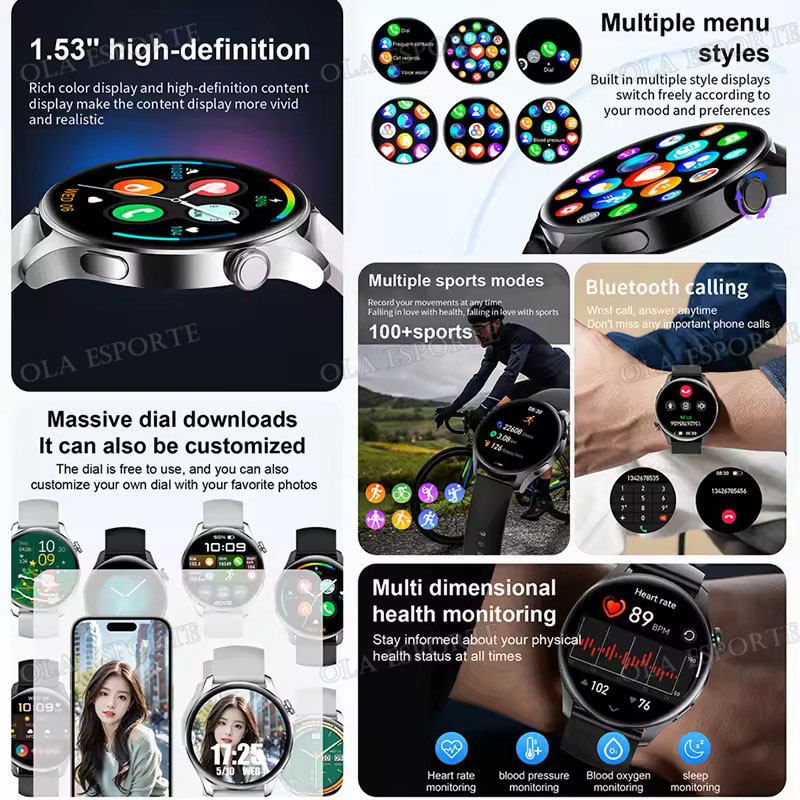 New SmartWatch for Men Women B - Smartwatch Watches For Women With Gps ulasan dan harga