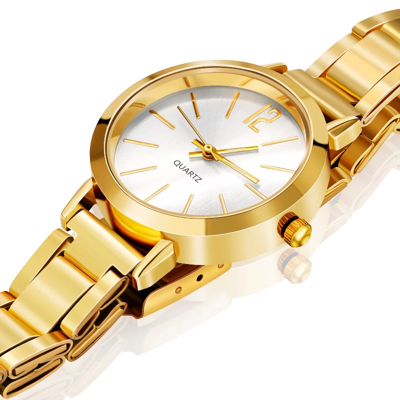 2pcs Set Watch Luxury Women Si - Ladies Fashion Watch ulasan dan harga