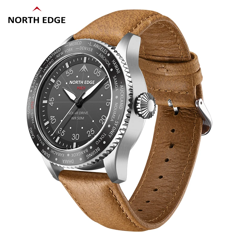 NORTH EDGE MACH Solar Power Qu - Solar Powered Watch ulasan dan harga
