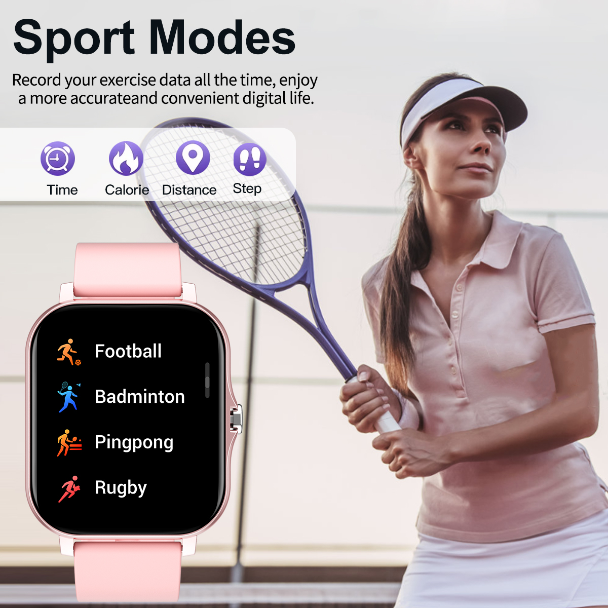 Smart watch, call, message rem - Smartwatch Iphone Watch For Men ulasan dan harga