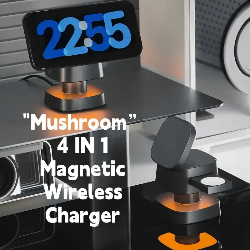 Magnetic 3 in 1 Wireless Charg - Watch 7 Smartwatch Iphone ulasan dan harga