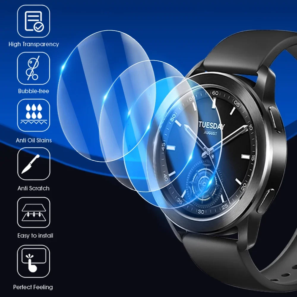 5-1pcs HD Clear Tempered Glass - Watch Esim ulasan dan harga