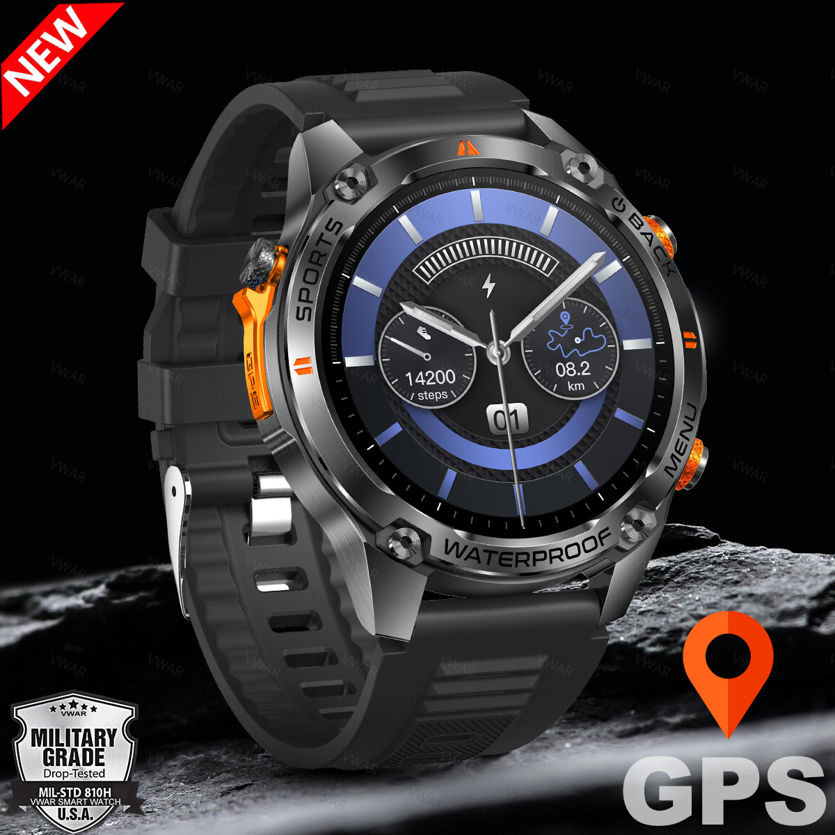 VWAR ACE Ultra GPS Watches Men - Watch Vs Smartwatch ulasan dan harga