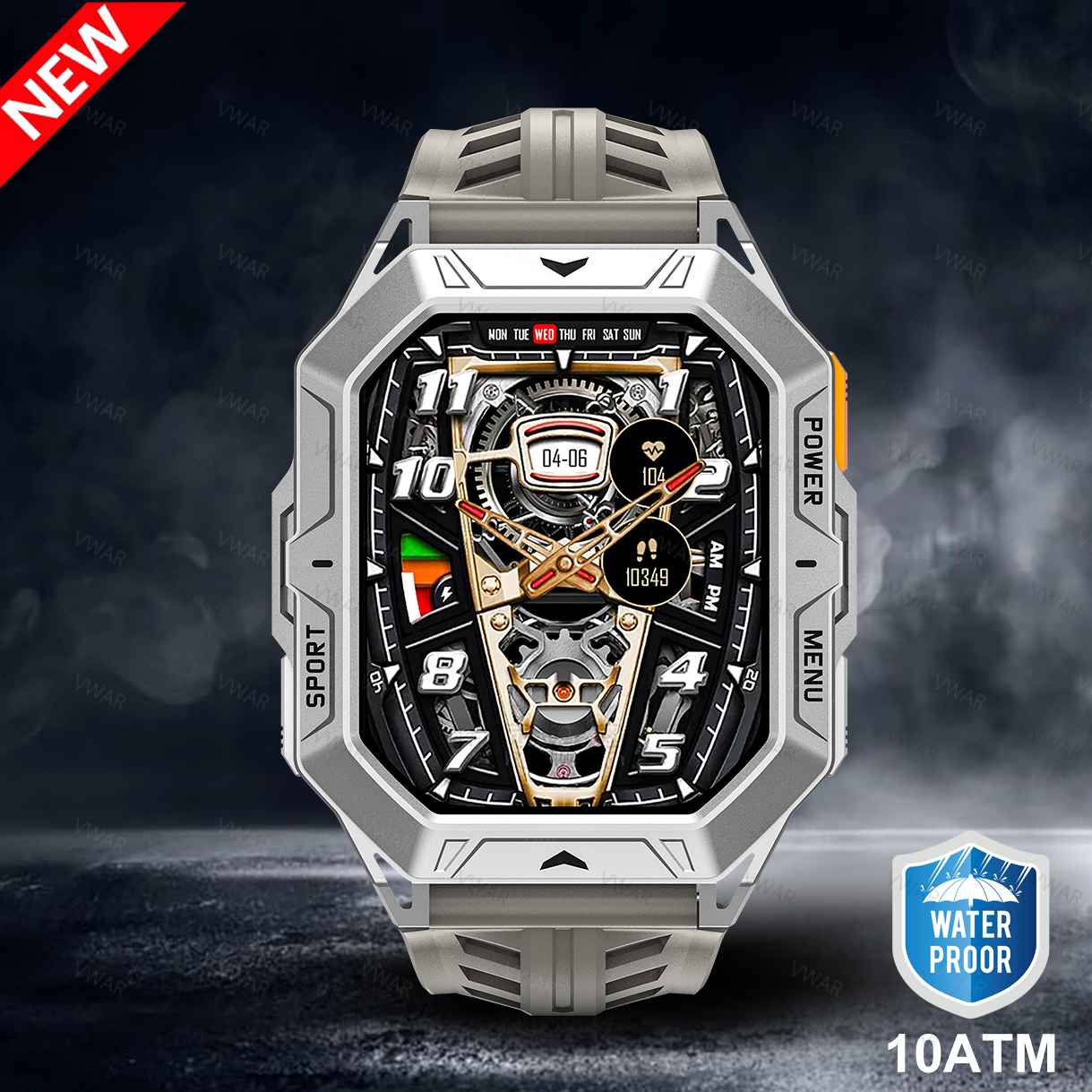 Tactical Smart Watch VWAR TANK - Watch Vs Smartwatch ulasan dan harga