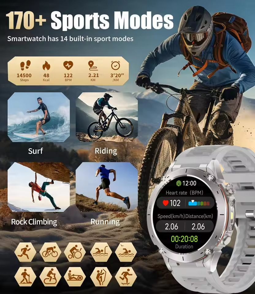 2025 Upgraded New Outdoors Spo - Smartwatch Branded Watches For Men ulasan dan harga