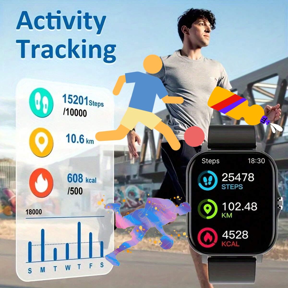 Smartwatch 2026 Man Smart Watc - Watch Smart Y68 ulasan dan harga