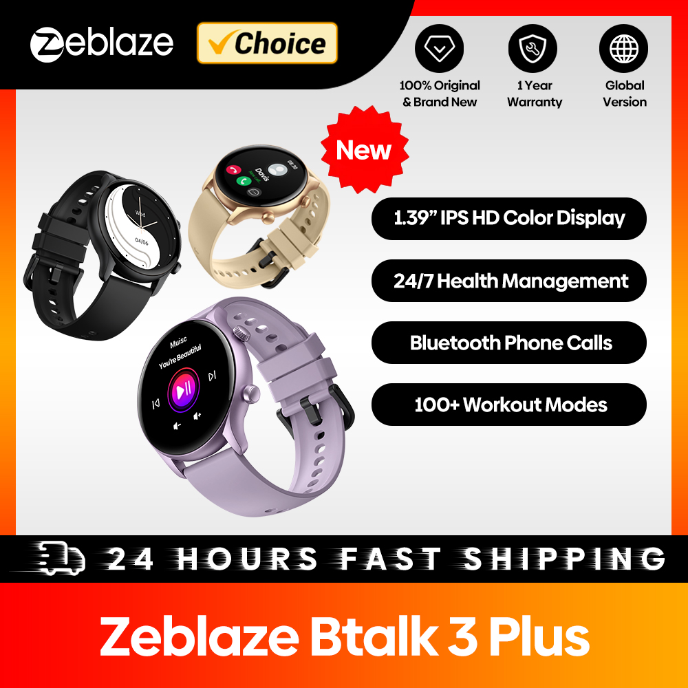 New Zeblaze Btalk 3 Plus Voice - Watch Esim ulasan dan harga