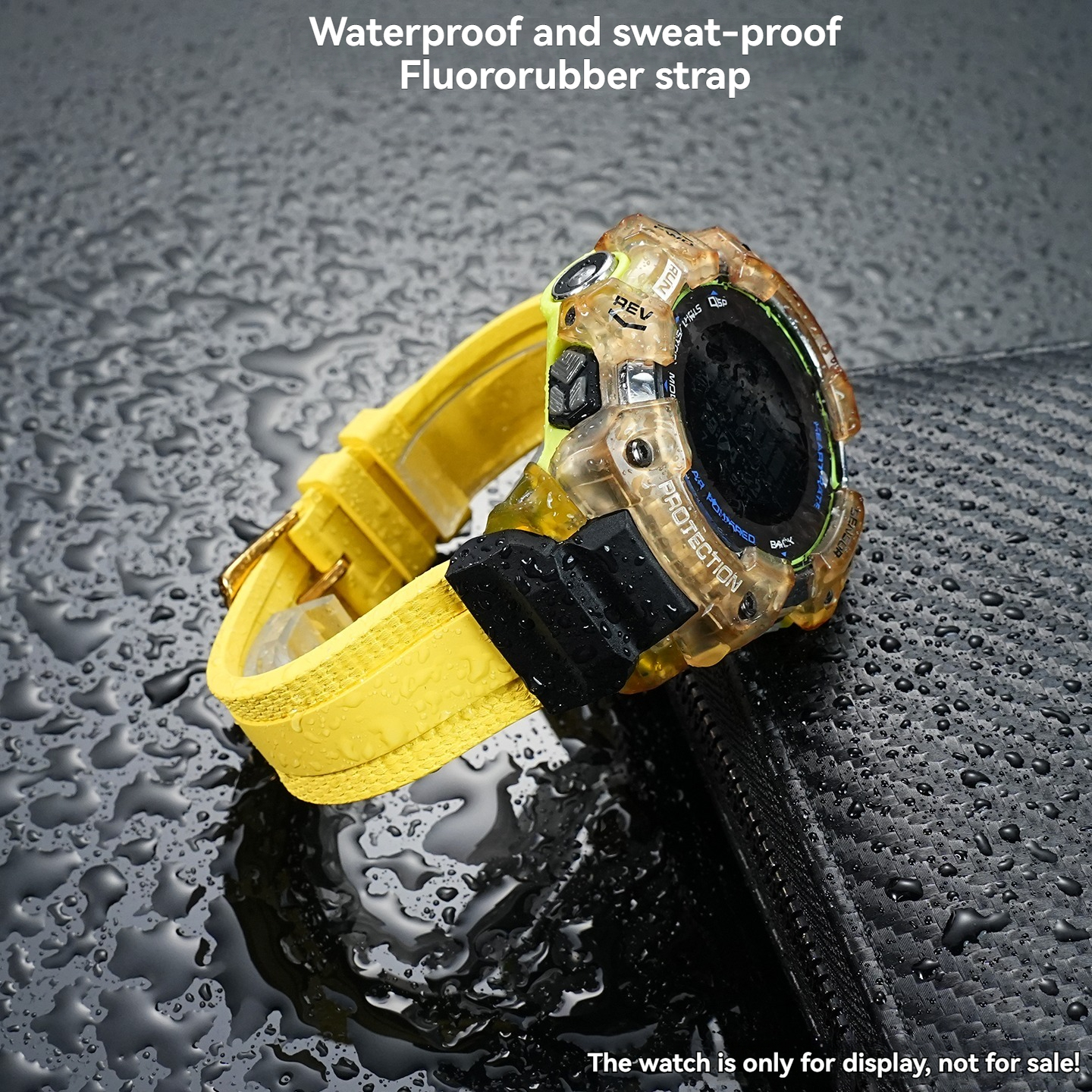 gbd-h1000 Fluororubber watchba - Smartwatch Casio Watches For Men ulasan dan harga