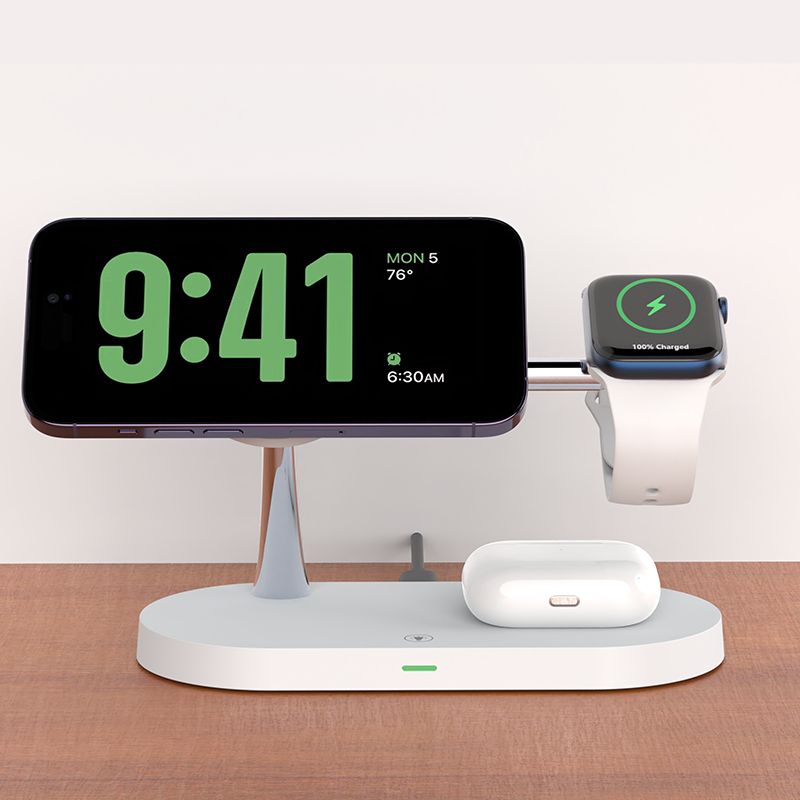 3 in 1 Magnetic Wireless Charg - Watch 7 Smartwatch Iphone ulasan dan harga