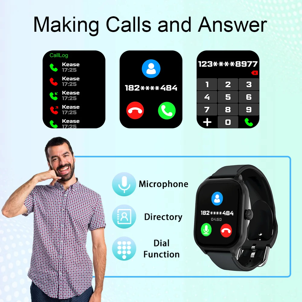 Smart Watch 2026 Men Women Ful - Watch Smart Y68 ulasan dan harga