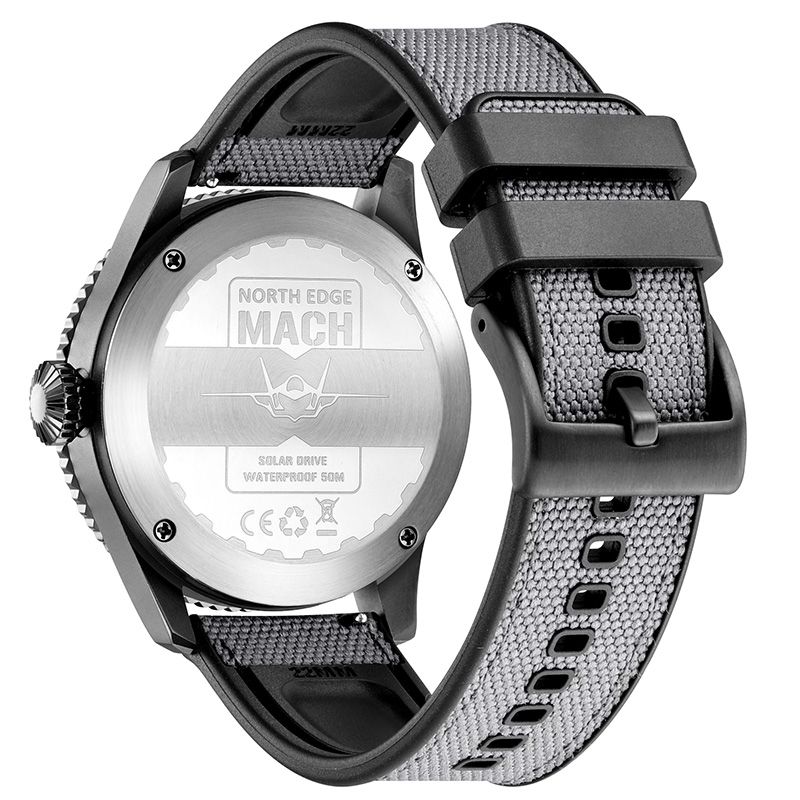 NORTH EDGE 2024 MACH Solar Pow - Solar Powered Watch ulasan dan harga