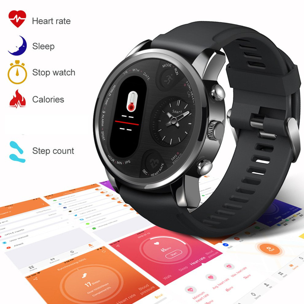 T3PRO t3 Dual Time Hybrid Watc - Hybrid Smartwatch ulasan dan harga