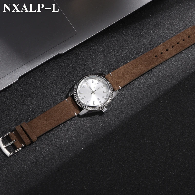 Soft Suede Genuine Leather Wat - Omega Watches Smartwatch ulasan dan harga