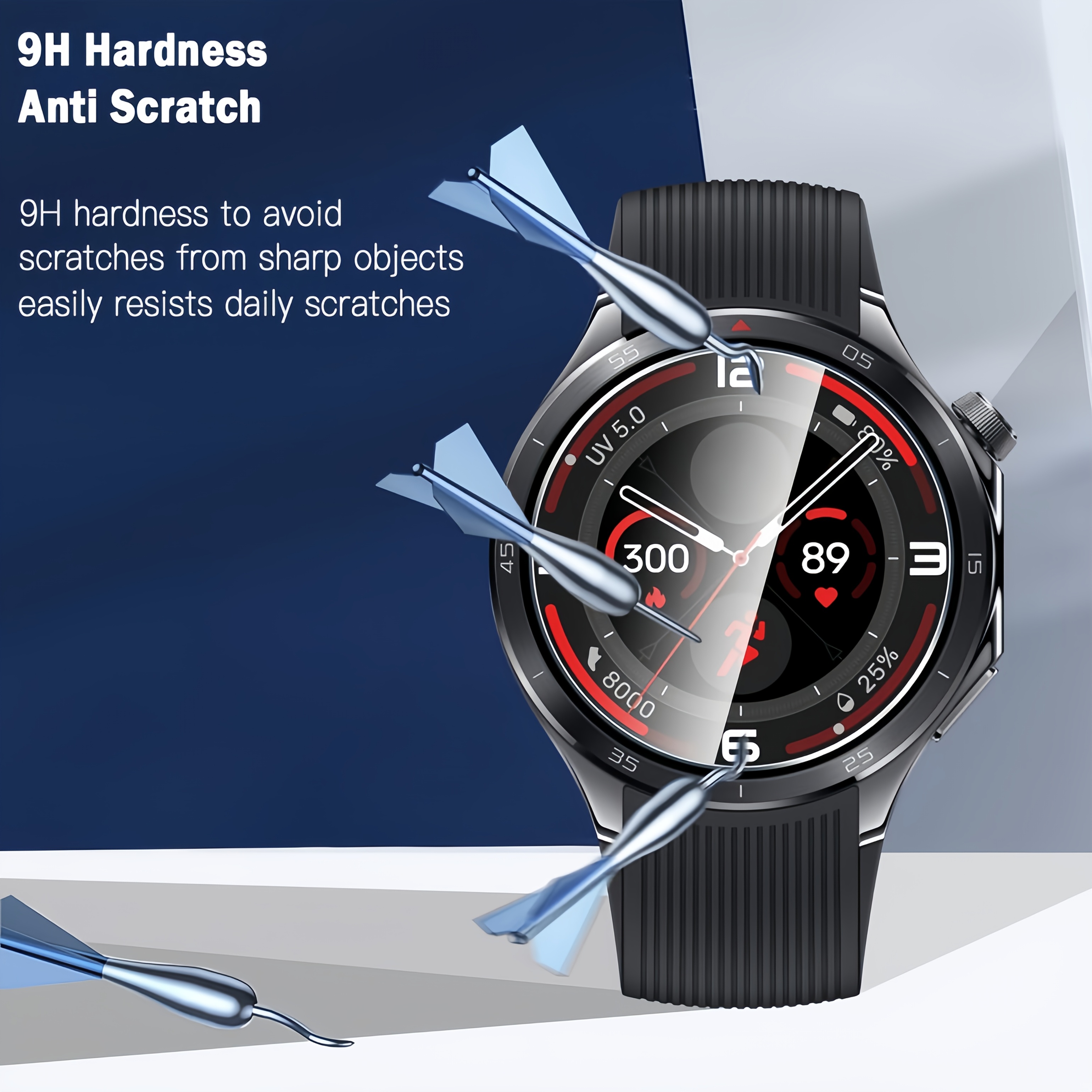 3PCS 9H Tempered Glass Screen  - Smartwatch Oneplus Watches ulasan dan harga