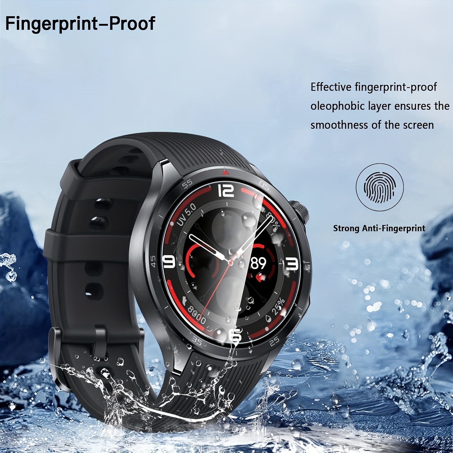 3PCS 9H Tempered Glass Screen  - Smartwatch Oneplus Watches ulasan dan harga
