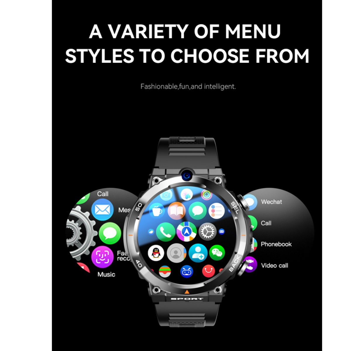 4G Smartwatch Men Women Busine - Smartwatch Watches For Women With Gps ulasan dan harga