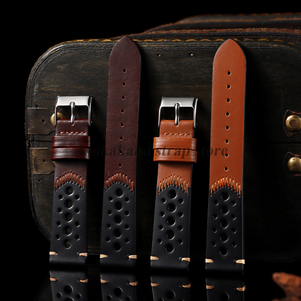 New Oil wax Leather Watch Stra - Omega Watches Smartwatch ulasan dan harga